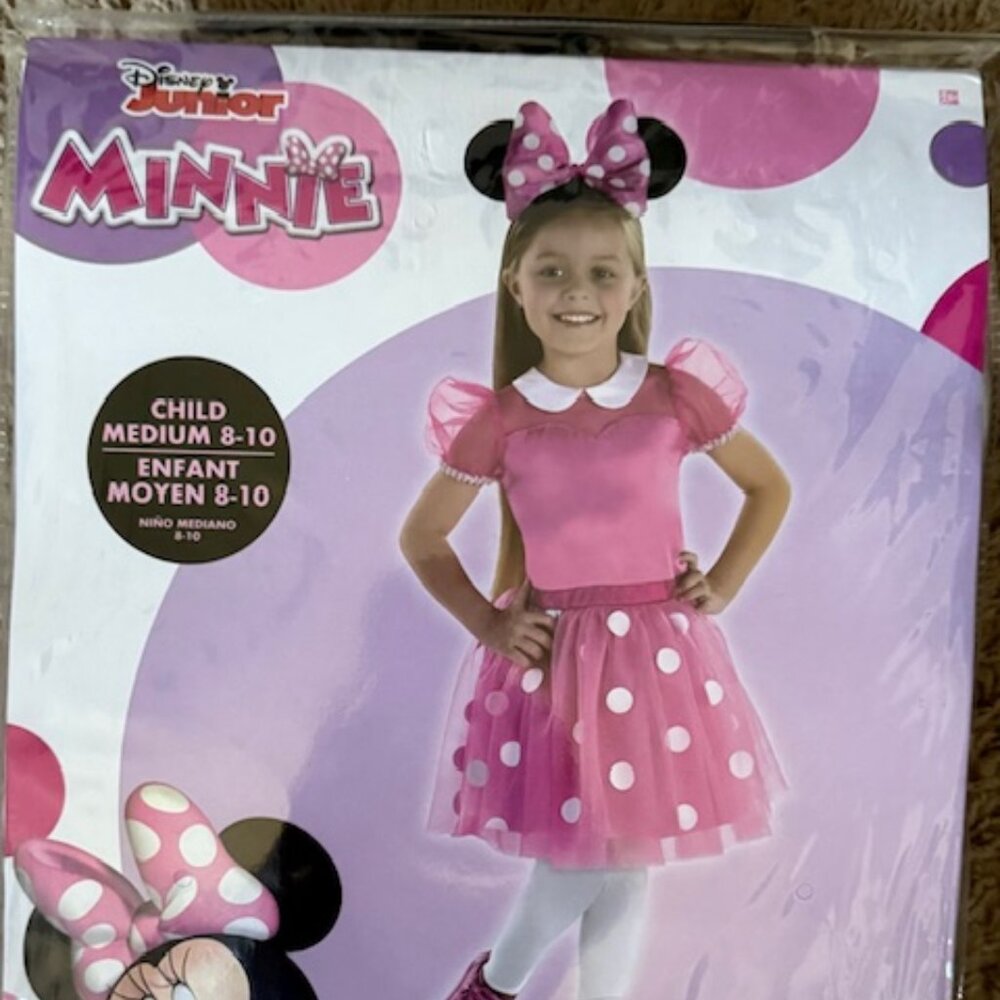 Minnie Mouse Costume – Girls Medium (8–10)